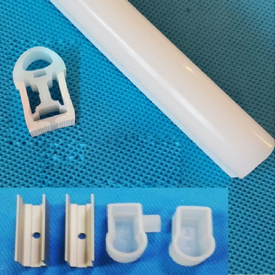 Waterproof Silicone LED Strip Light Diffuser 180° Three Sides Emitting 15*25mm Waterproof Silicone LED Strip Light Diffuser 180° Three Sides Emitting 15*25mm